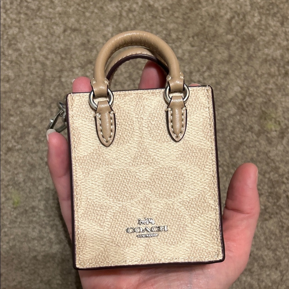 Coach Beige Mini Bag - Picture 5 of 5
